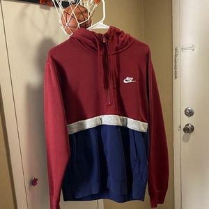 Nike half-zip fleece hoodie
